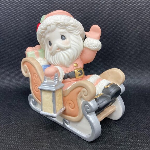 Precious Moments "Santa"s On His Way" figurine 7th in Santa Series - Picture 2 of 4